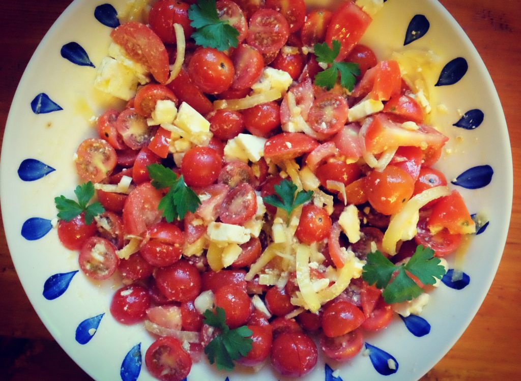 Tomato and Cheese salad