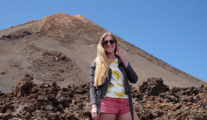 Food Goblin up Mount Teide in Tenerife